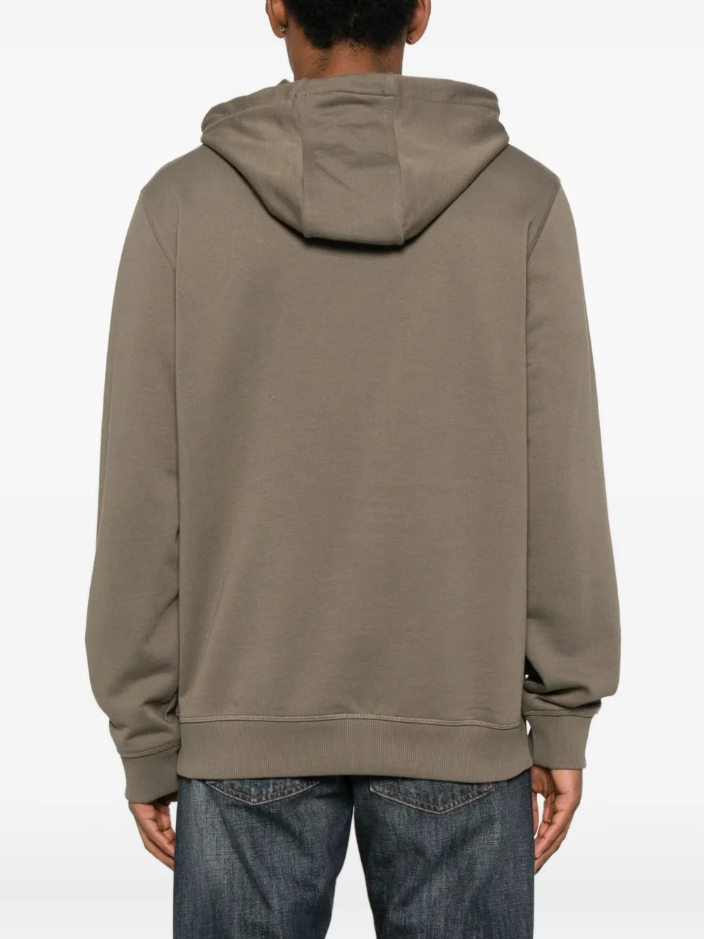 HUGO Hoodie met trekkoord-capuchon Groen