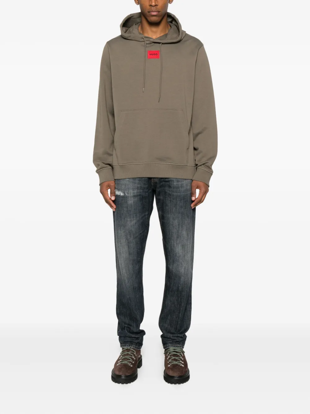 HUGO drawstring-hooded hoodie | Hoodies | Image 2