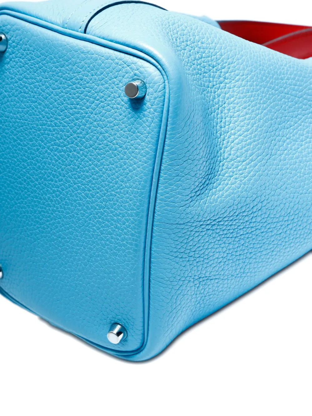 Pre-owned Hermes 2019 Picotin Pm Tote Bag In Blue