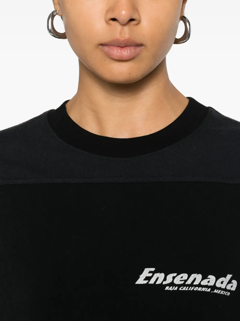 Marine Serre Graphic-print T-shirt In Black