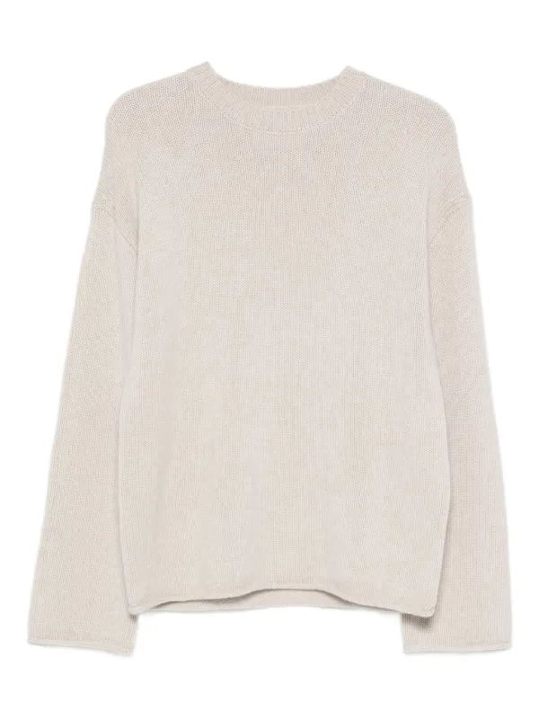 Lisa Yang Kristy Crew Neck Sweater in Neutrals