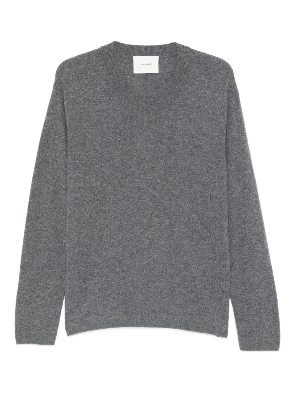 Lisa Yang Clayton V-neck sweater | Grey | Image 1