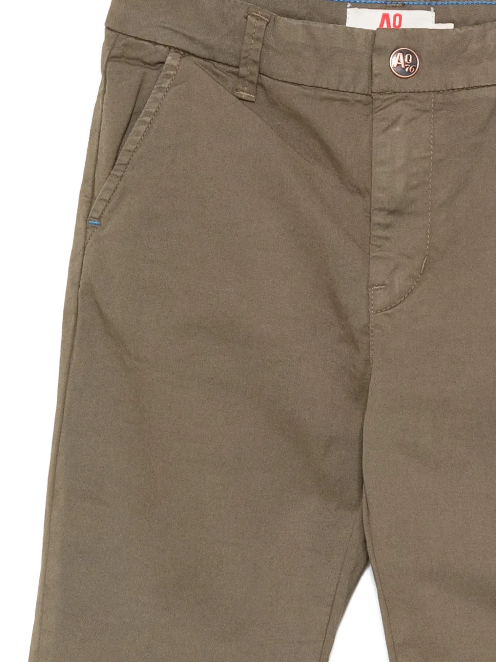 American Outfitters Roxy Twill Button-fastening Trousers In Green