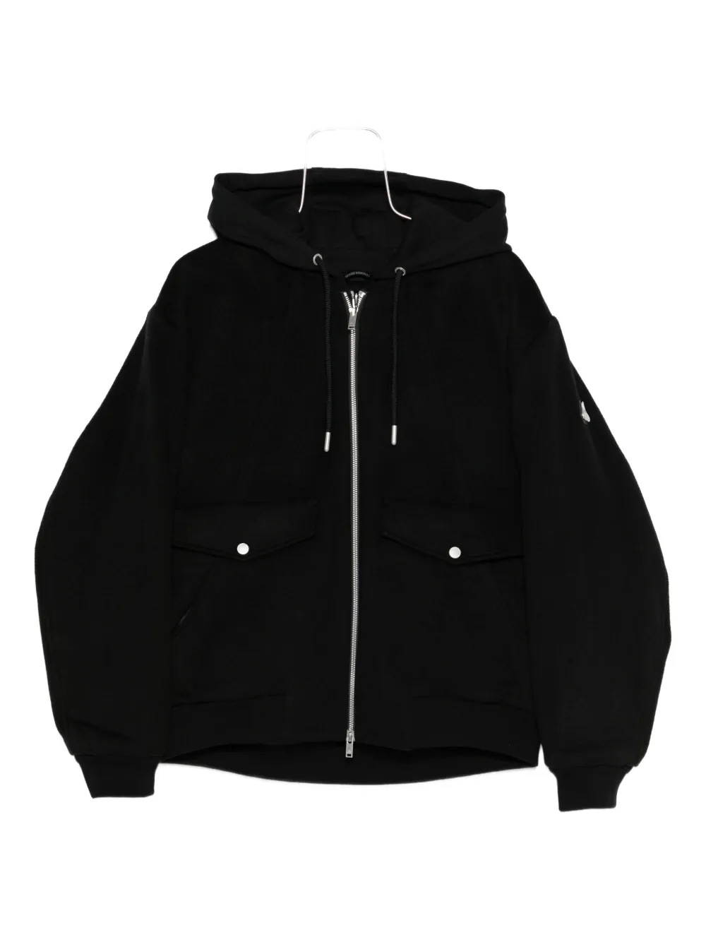 Moose Knuckles hooded zip jacket - Nero