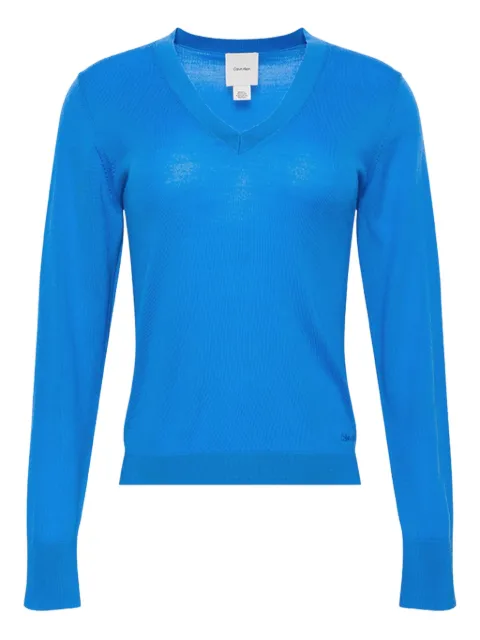 Calvin Klein v-neck long-sleeve top