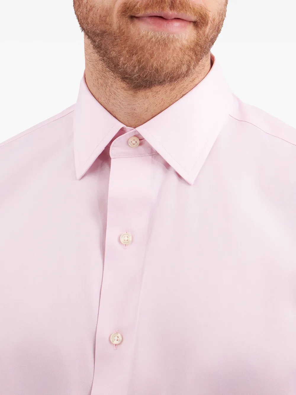 Brooks Brothers Overhemd met lange mouwen en gespreide kraag Roze