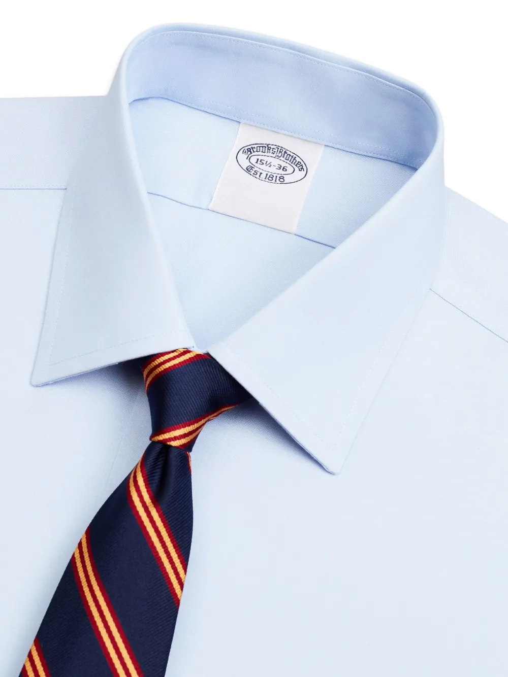 Brooks Brothers ainsley-collar long-sleeve shirt - Blauw