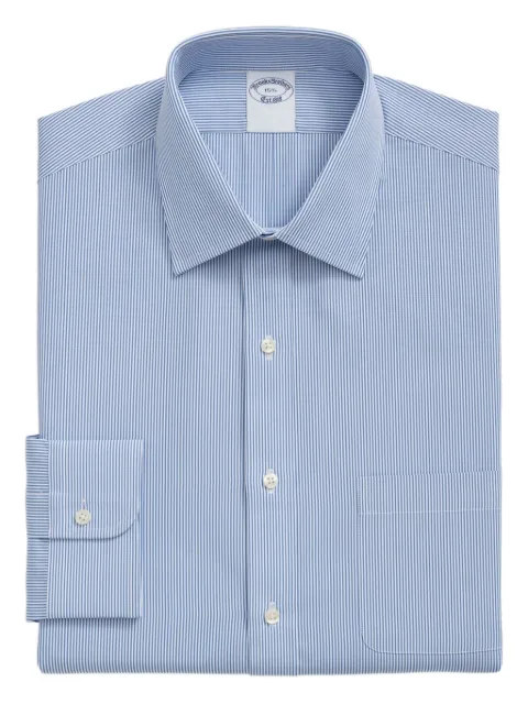 Brooks Brothers striped ainsley-collar shirt