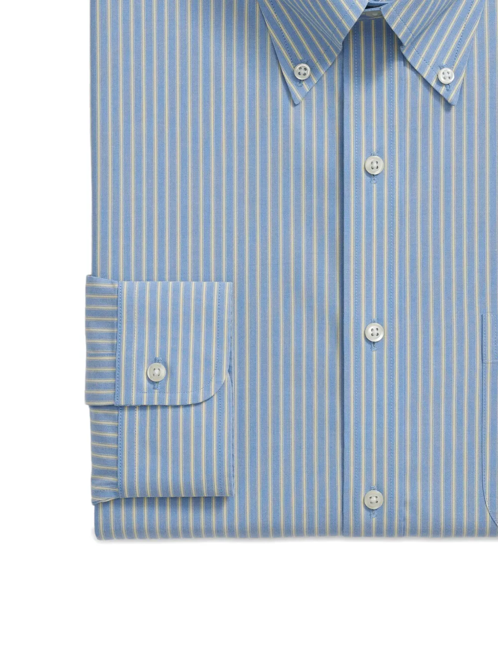 Brooks Brothers striped button-down shirt - Blauw