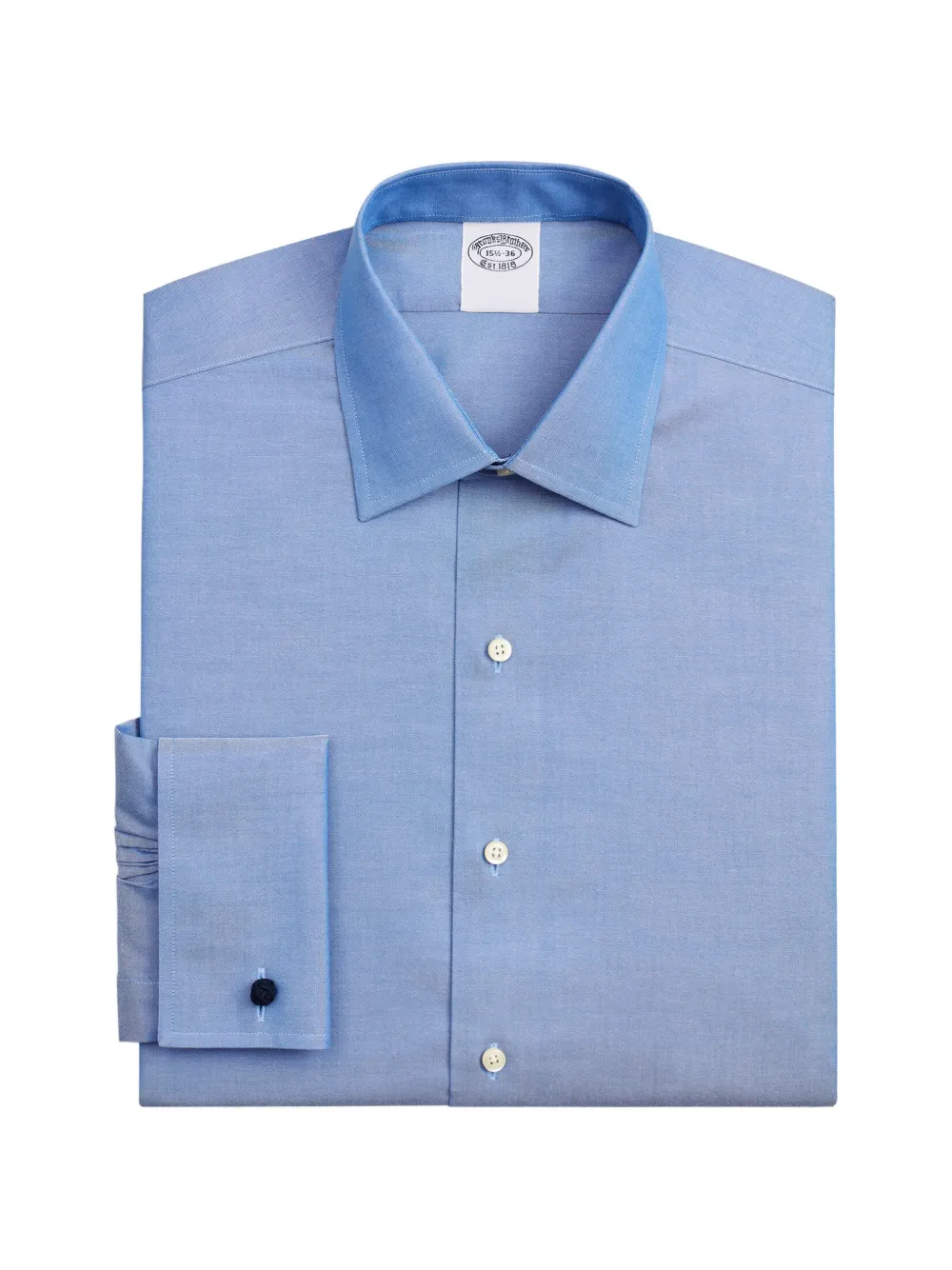 Brooks Brothers Overhemd met lange mouwen en gespreide kraag Blauw