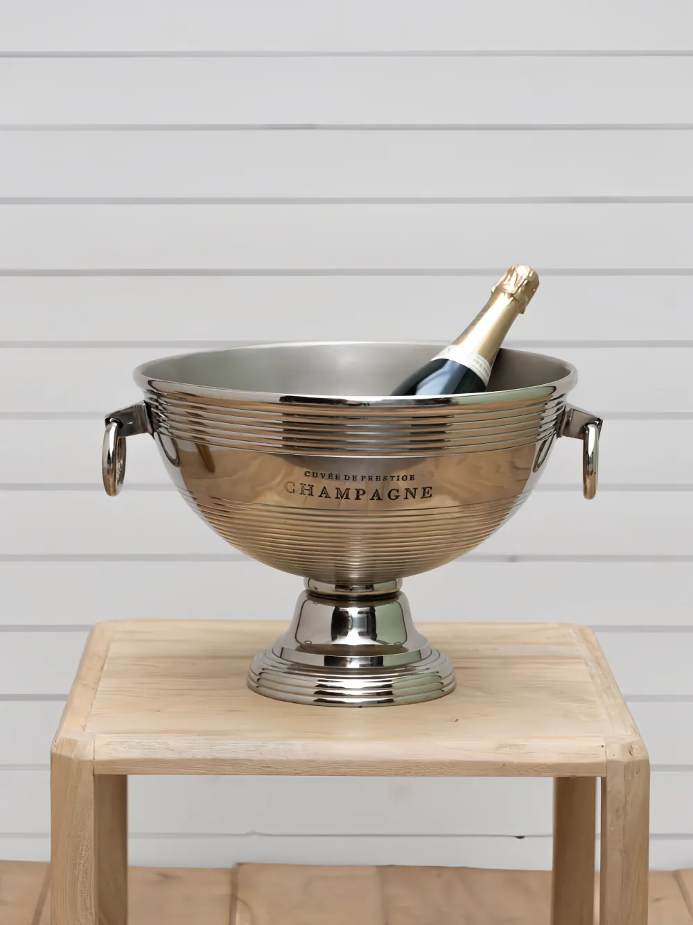 Cu I Seeyou Cuvée De Prestige Champagne Bucket In Metallic