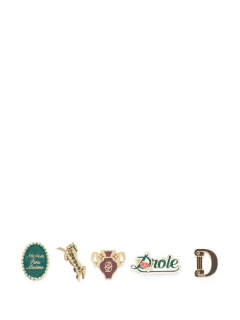 Drôle De Monsieur set de cinco broches Les Pin's Racing