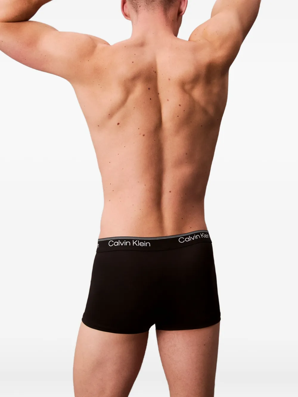 Calvin Klein Underwear Vijf boxershorts met logoband Zwart