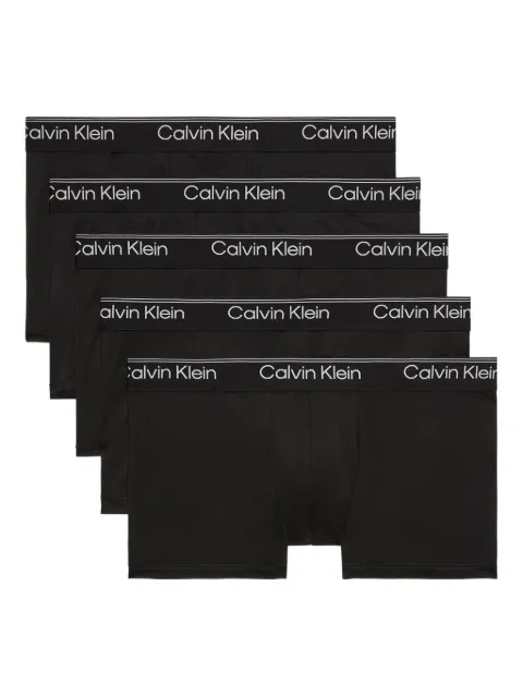 Calvin Klein Underwear 5er-Set Boxershorts mit Logo-Bund