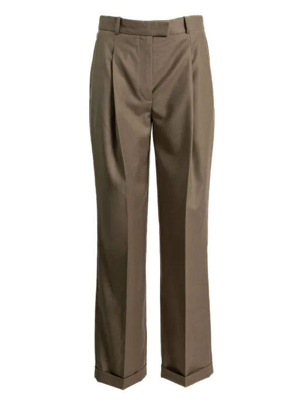 The Row Sorina Trousers in Brown
