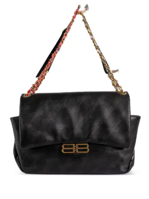 Balenciaga Monaco ショルダーバッグ M | ブラック | FARFETCH JP