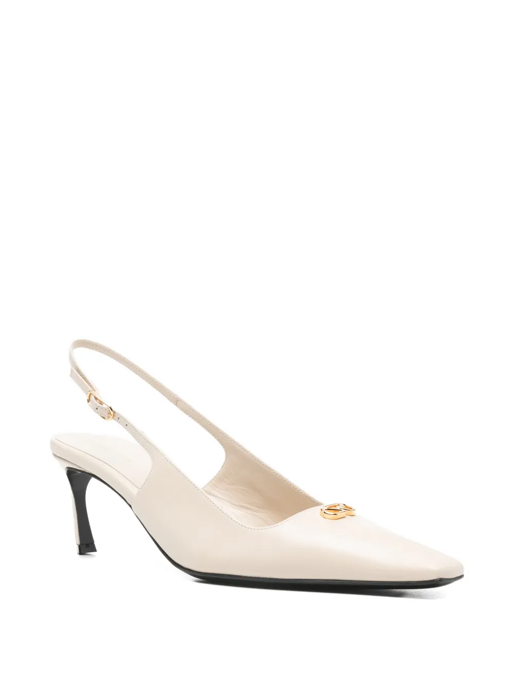 Sergio Rossi slingback pumps Beige