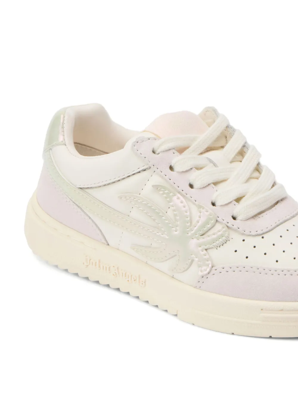 Palm Angels Kids Palm Beach University sneakers Beige