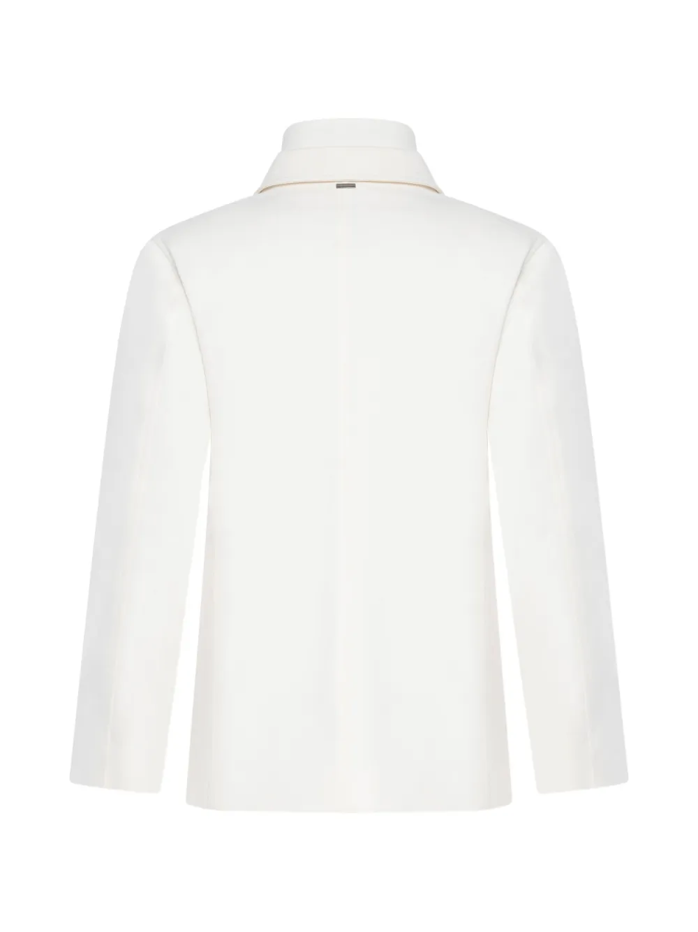 Herno Jack met gelaagd detail en knopen Wit