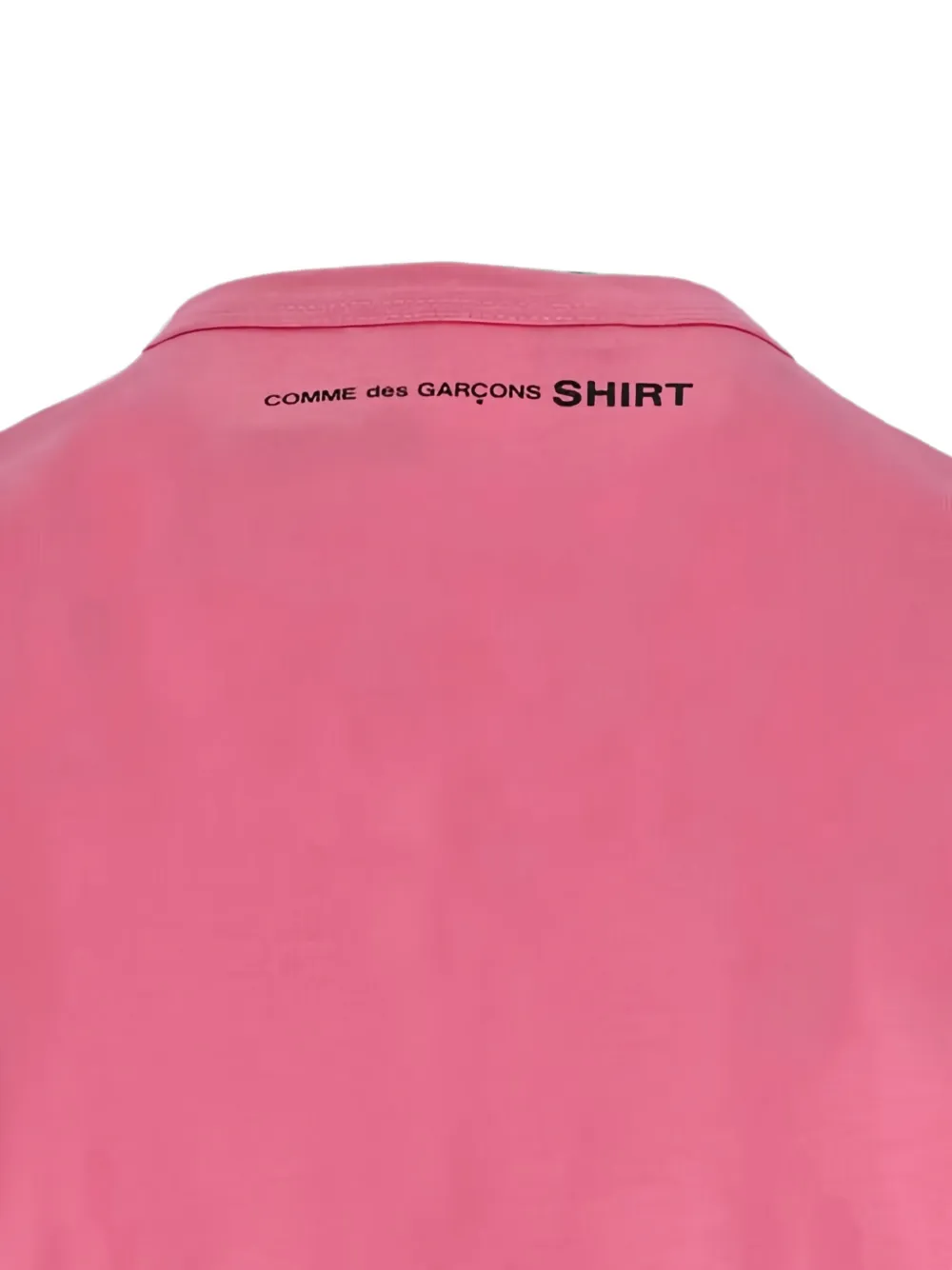 Comme Des Garçons Shirt T-shirt met logoprint Roze