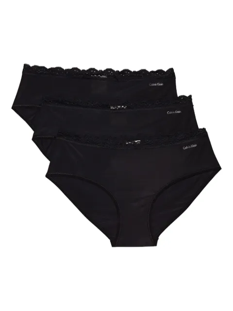 Calvin Klein Underwear set de tres piezas de ropa interior con ribete de encaje