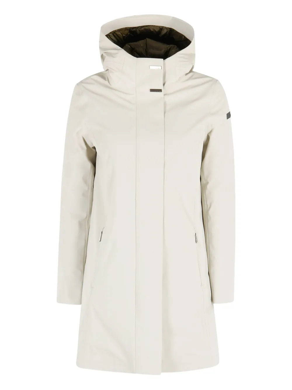 Rrd Montecristo Hooded Coat In White