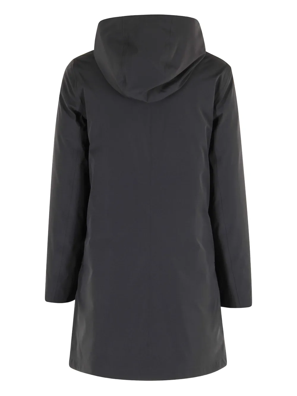Rrd Montecristo Hooded Coat In Black