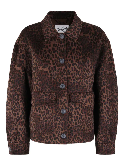 MC2 Saint Barth Bonnibell buttoned leopard-print jacket