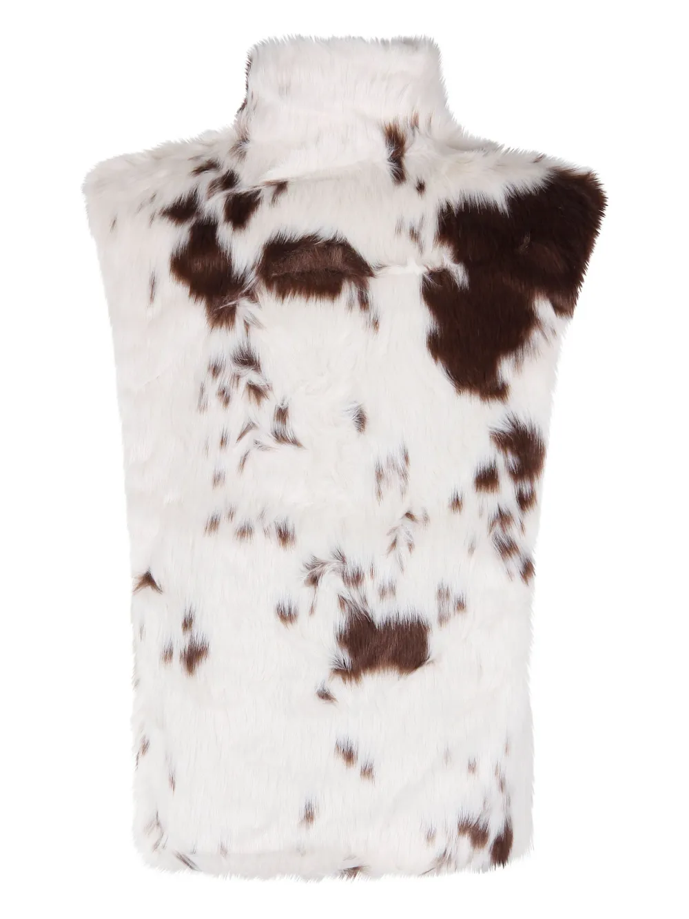 MC2 Saint Barth Ambre cow-print faux-fur gilet | Faux Fur & Shearling Jackets | Image 2