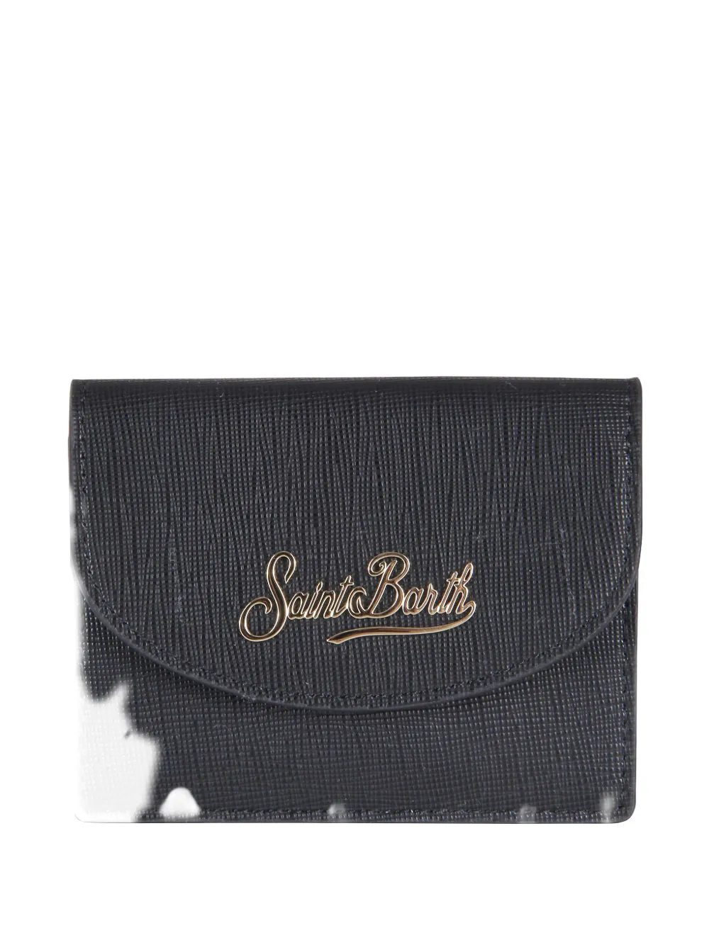 Mc2 Saint Barth Flap-fastening Card Holder In Black