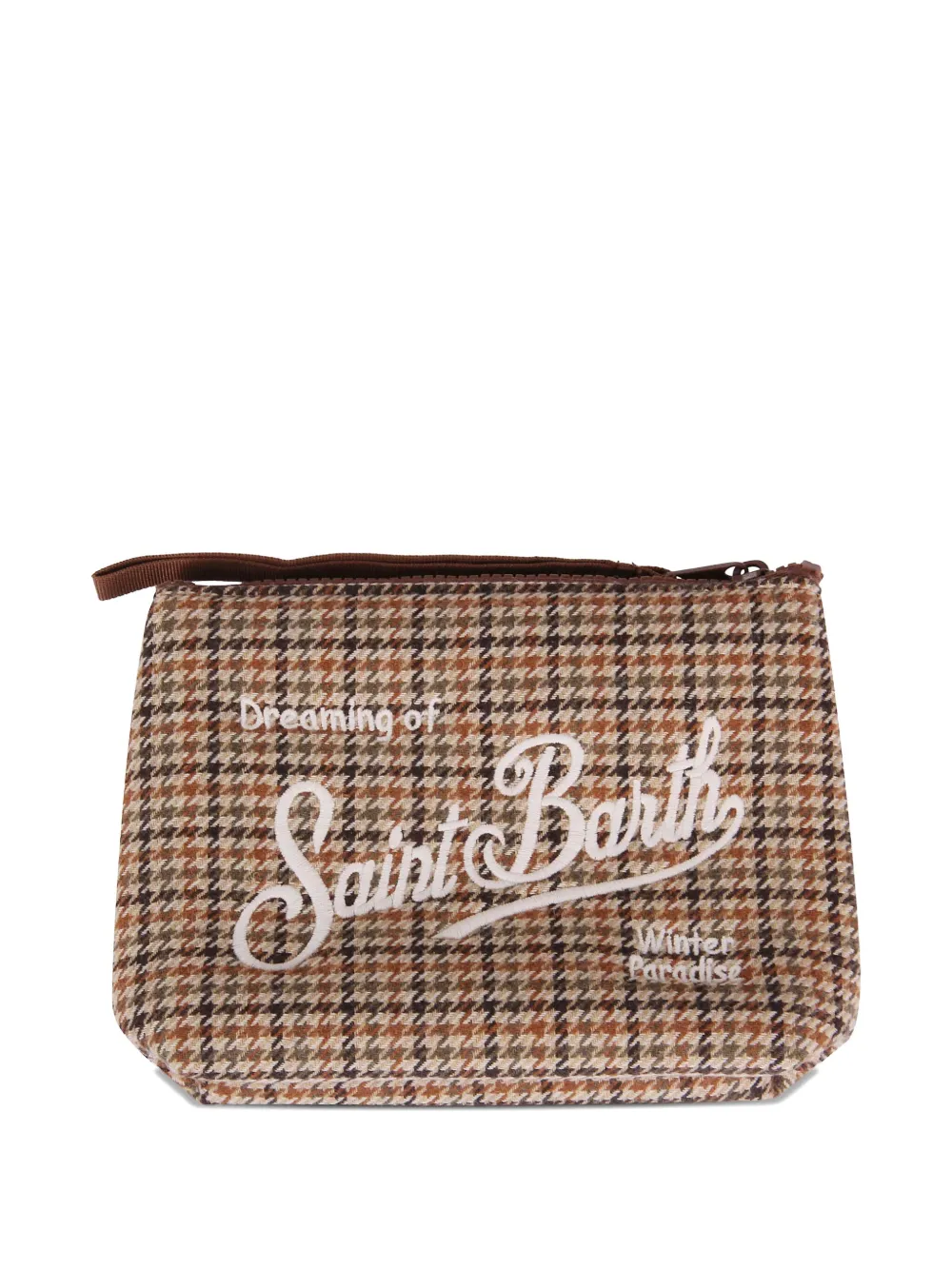 Mc2 Saint Barth Christmas Box Beanie Hat And Clutch Bag Set In Neutral