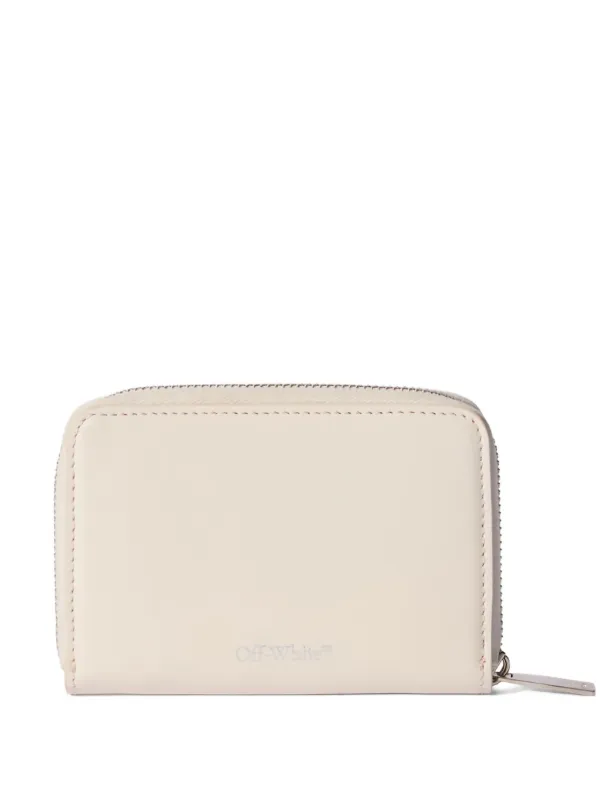 Off-White Jitney Coin Purse in Neutrals
