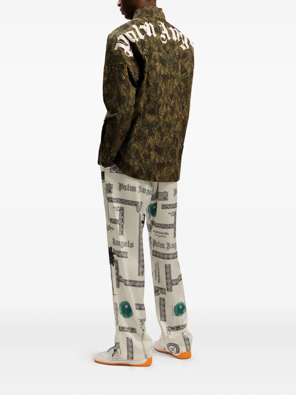 Palm Angels logo snake overshirt | Shirt Jackets | Image 2