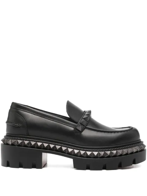 Christian Louboutin 50mm studded platform loafers