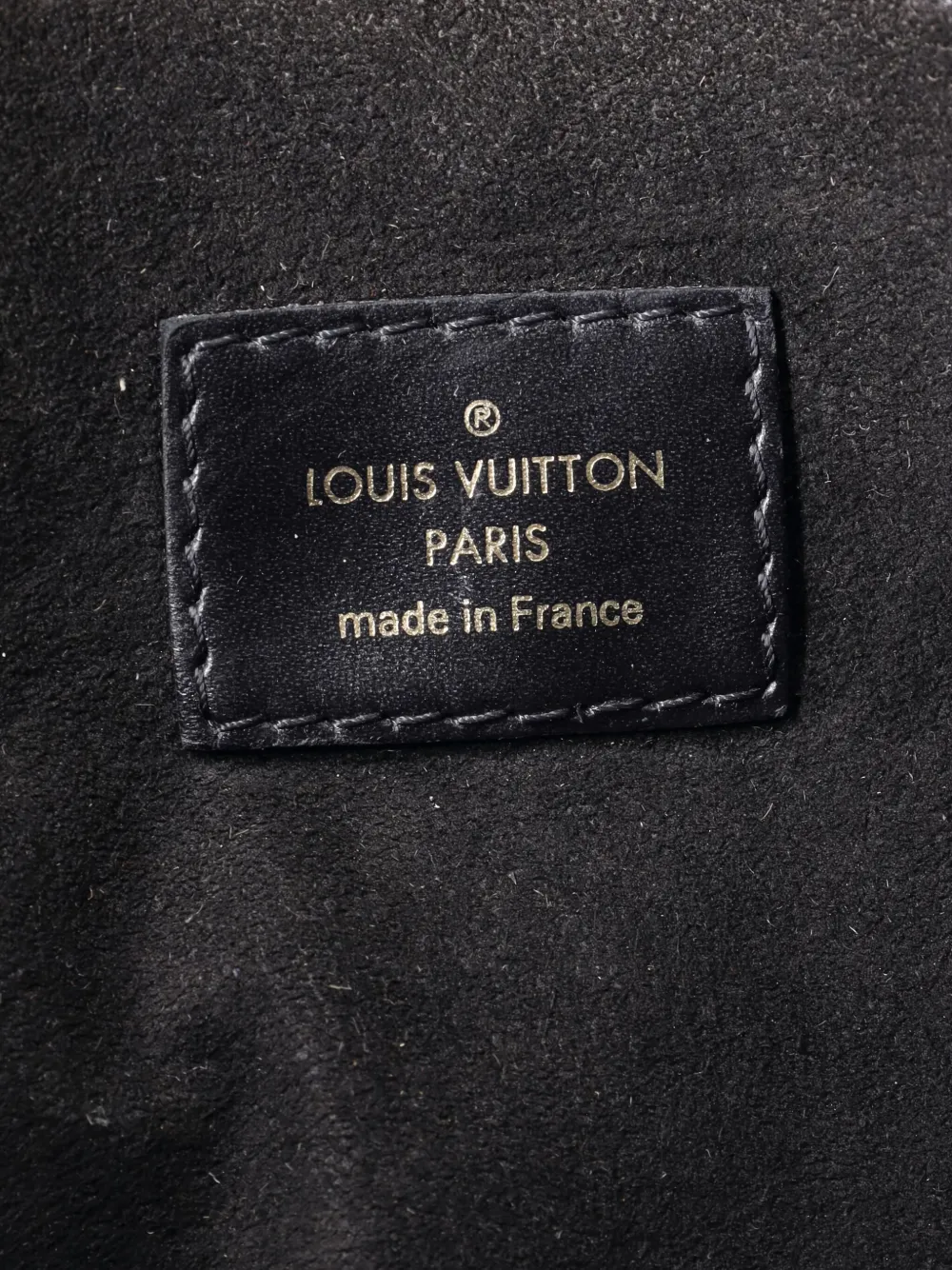 Pre-owned Louis Vuitton Pochette Metis Reverse Monogram Canvas Crossbody Bag In Brown
