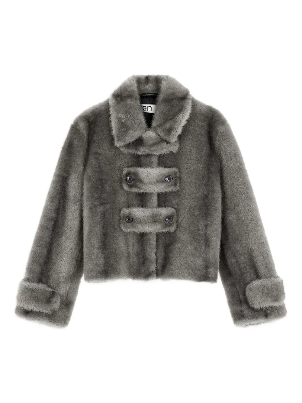 Open YY tab toggle jacket | Grey | Image 1