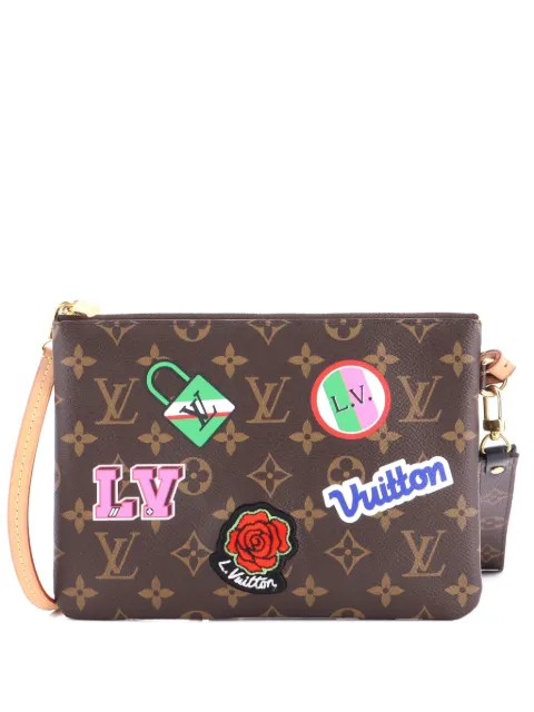 Louis Vuitton Pre-Owned City Pouch Limited Edition Patches Monogram Canvas clutch bag
