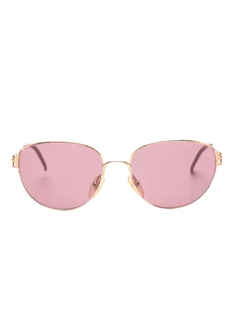 Christian Dior Pre-Owned Sonnenbrille mit ovalem Gestell