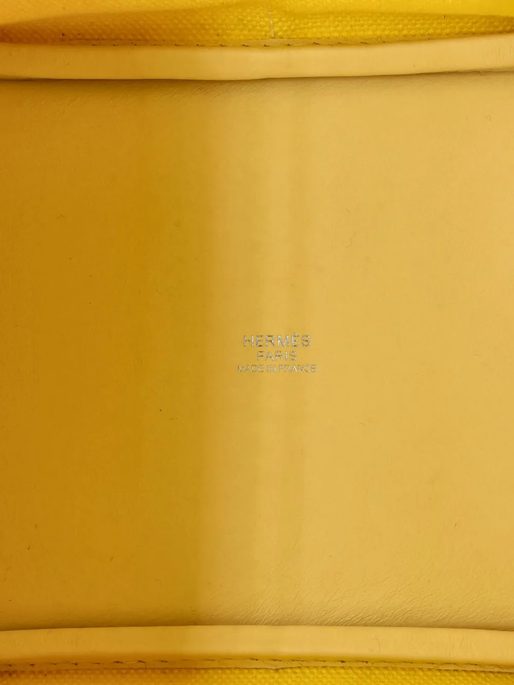 Pre-owned Hermes Cargo Picotin Lock Bag Canvas And Swift Pm Bucket Bag In Yellow
