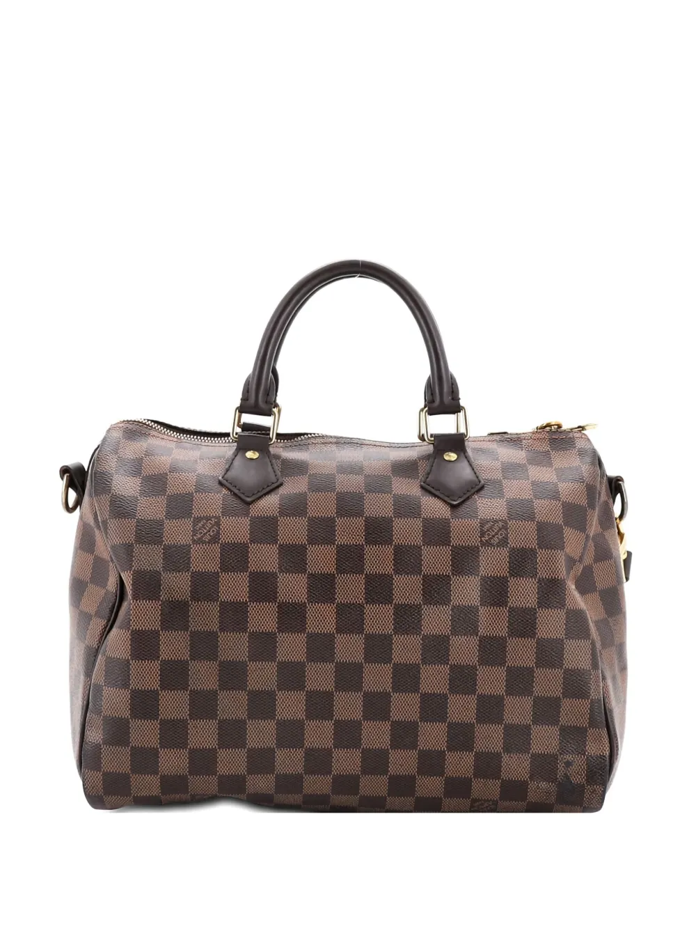 Pre-owned Louis Vuitton Speedy Bandouliere Bag Damier 30 Shoulder Bag In Brown