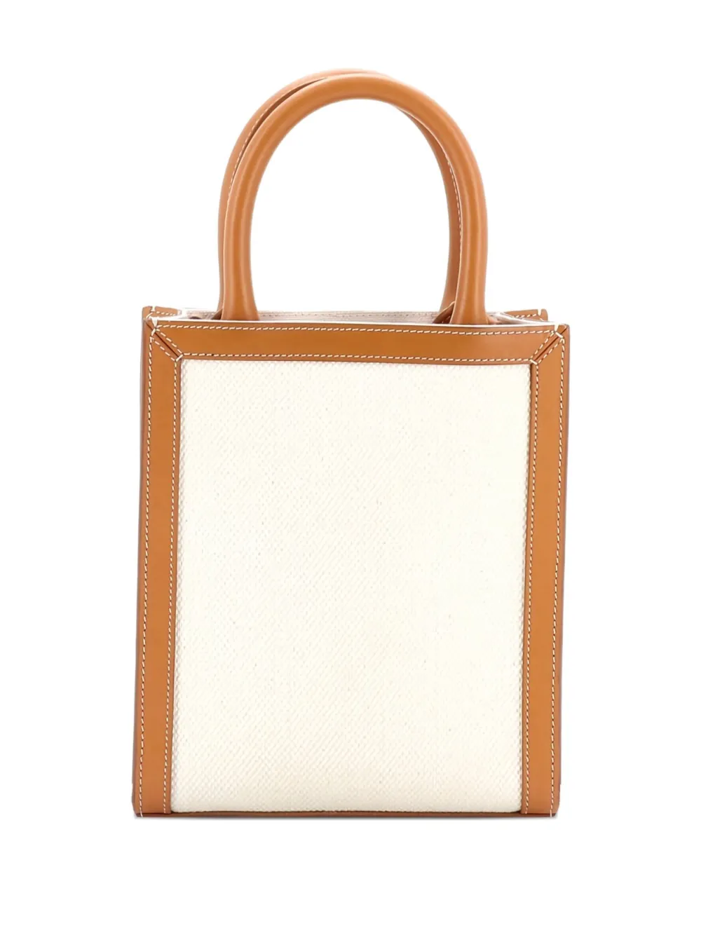 Celine Pre-Owned Vertical Cabas Canvas with Leather Mini tote bag | Pre-Owned | Image 2