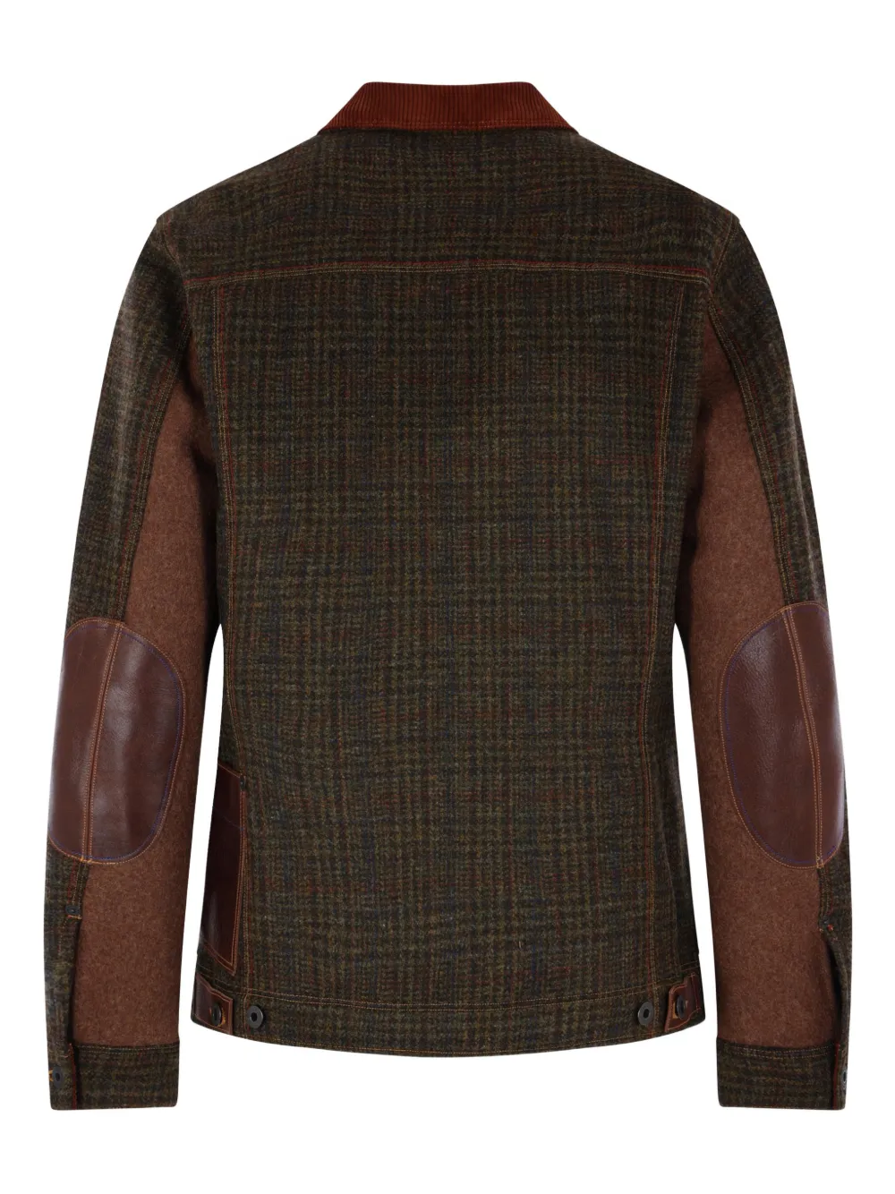Junya Watanabe MAN corduroy-collar patchwork jacket | Sobrecamisas | Image 2