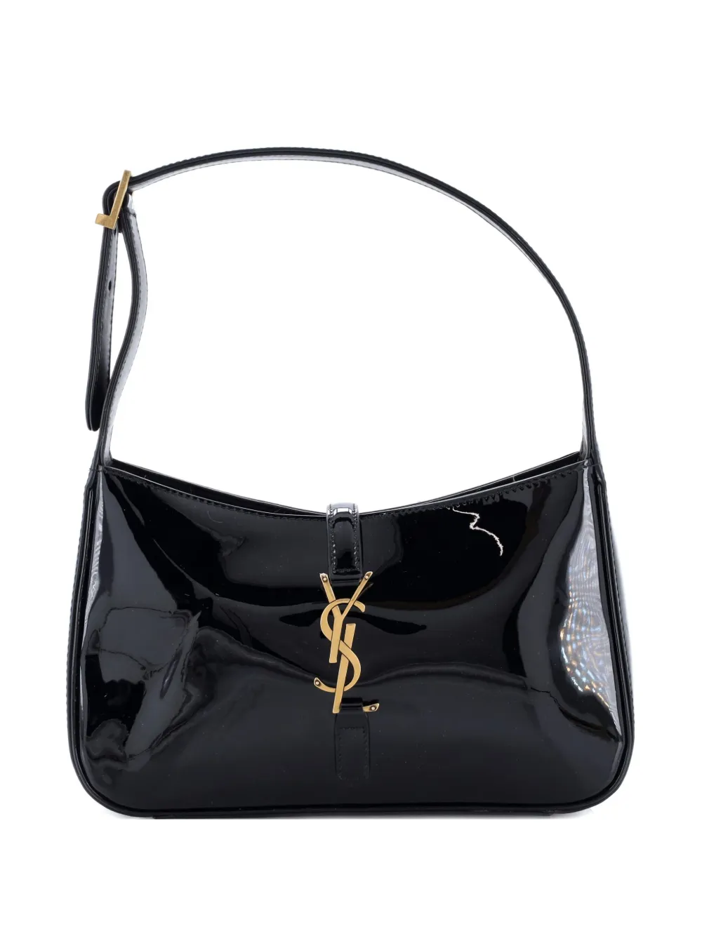 Saint Laurent Pre-Owned Le 5 a 7 Patent Small hobo bag | negro | Image 1