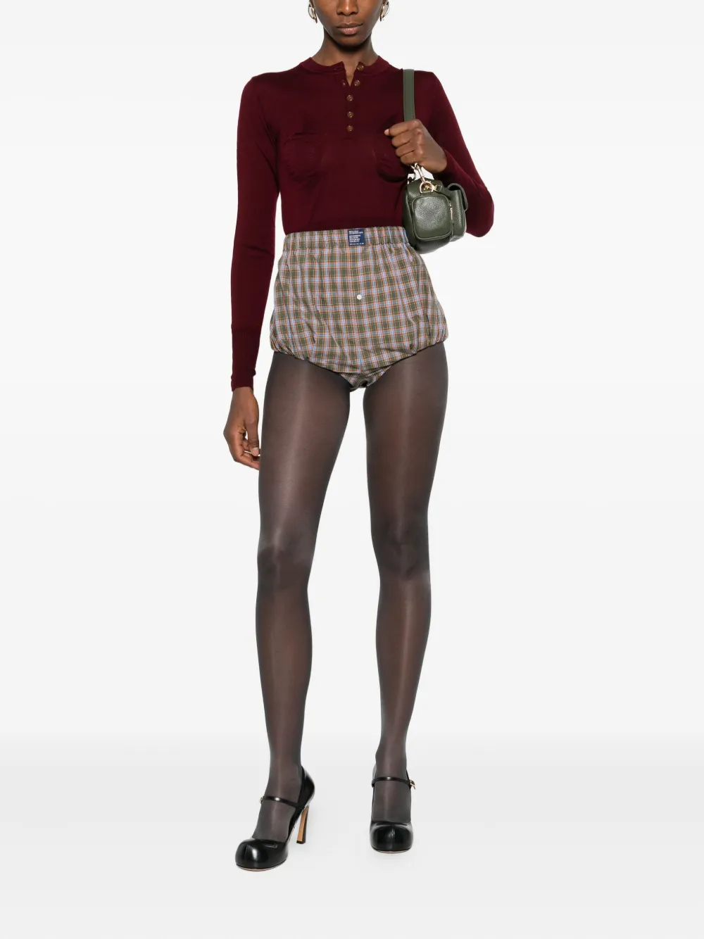 Vivienne Westwood Tit trui met knoopdetail Rood