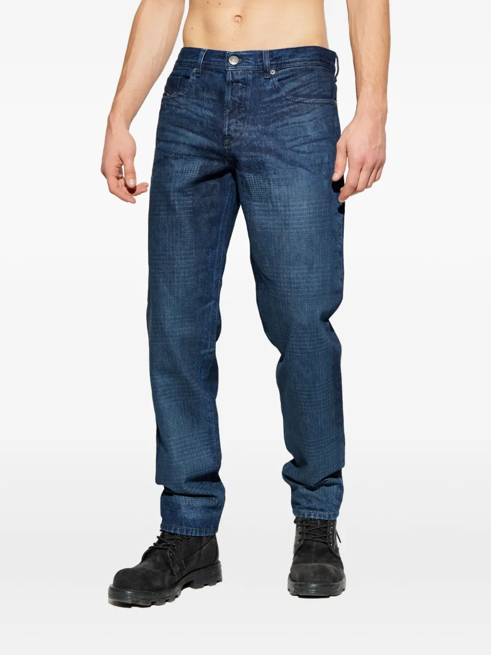 Diesel 2023 D-Finitive jeans met knopen Blauw