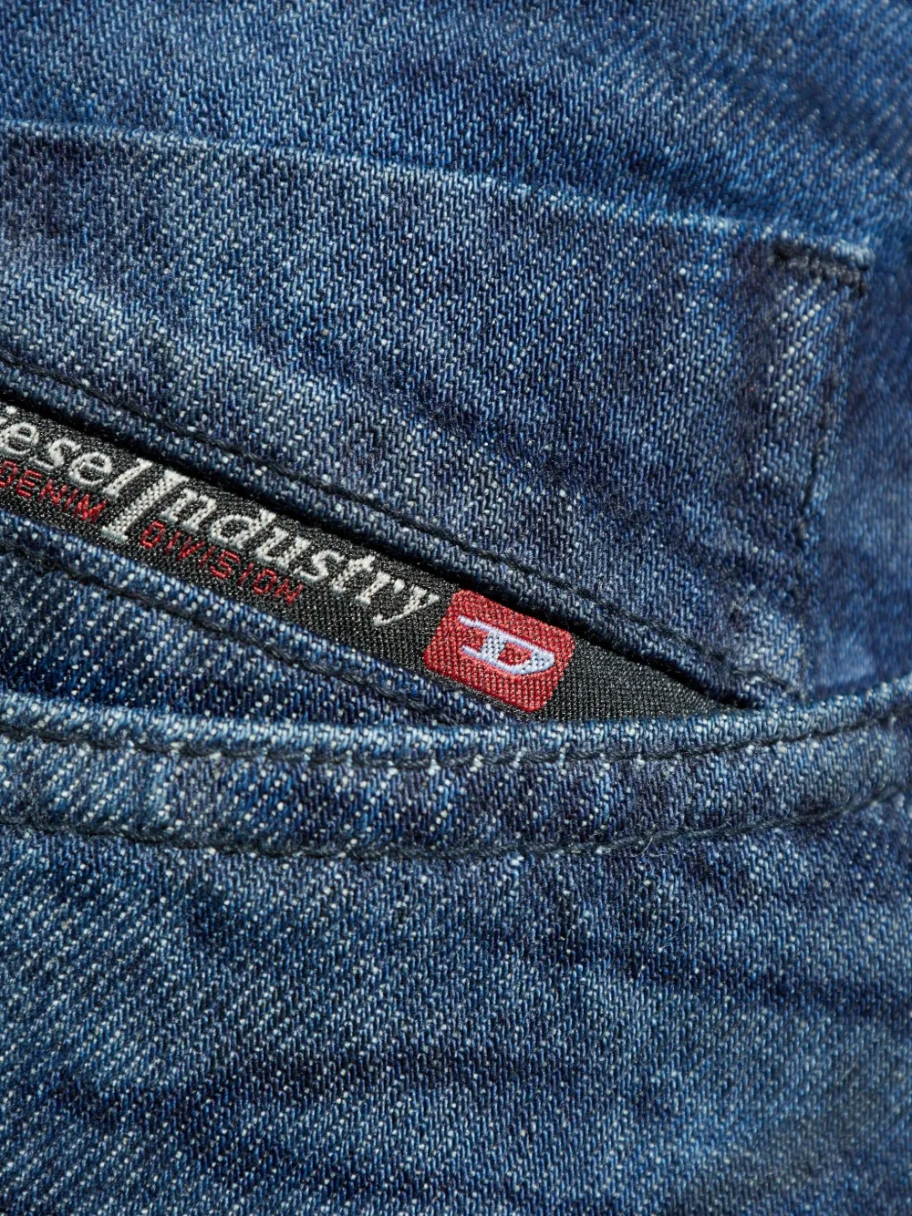 Diesel 2023 D-Finitive jeans met knopen Blauw