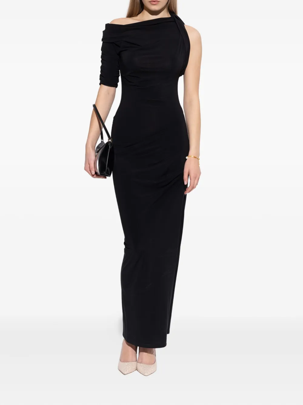 Jimmy Choo 85 mm Romy pumps met puntige neus Beige