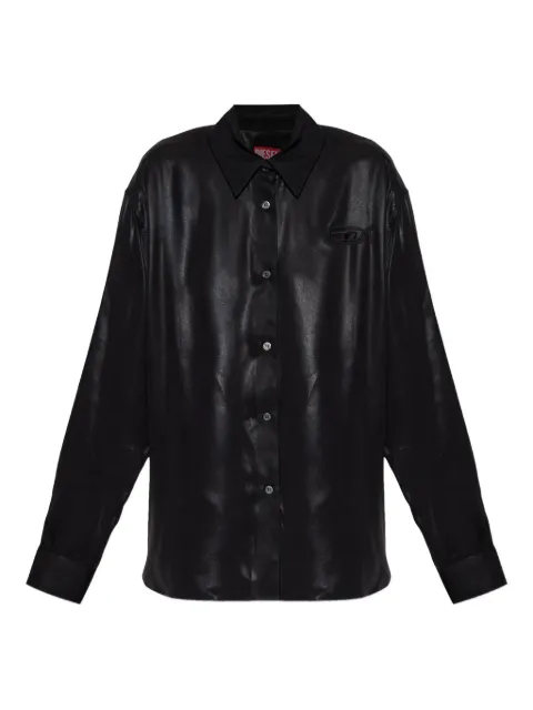 Diesel C-Simplier buttoned logo shirt