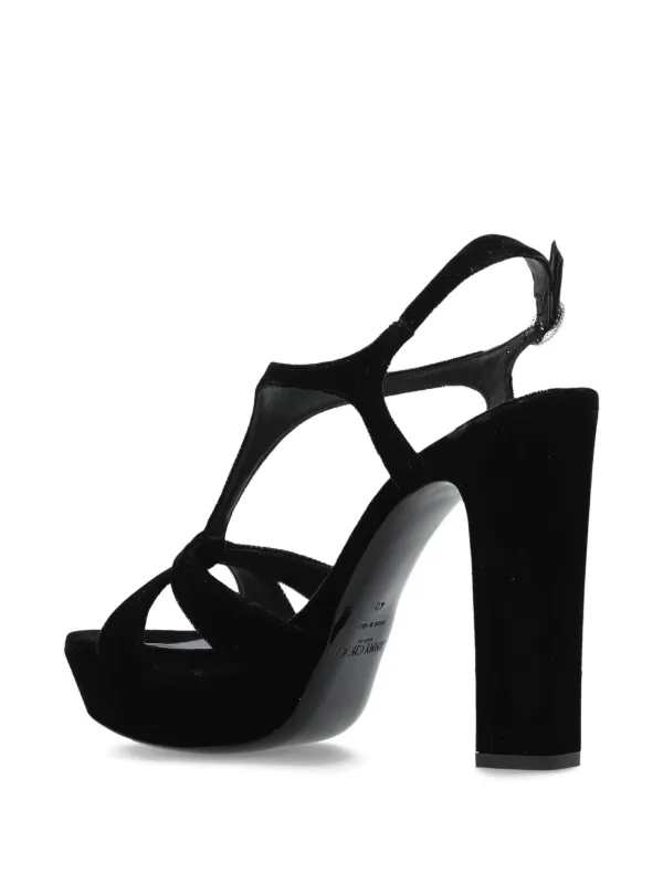 Jimmy Choo Kesia 120 Sandals | Black | FARFETCH