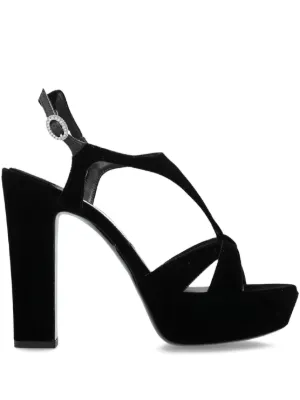 Ferragamo ヴァラリボン サンダル | ブラック | FARFETCH JP